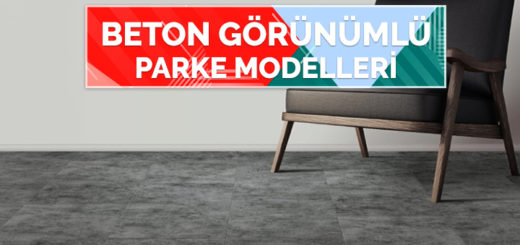 Beton Görünümlü Parke ile Minimal Zemin Dekorasyonu