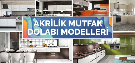 Trend 50 Akrilik Mutfak Dolabı Modeli