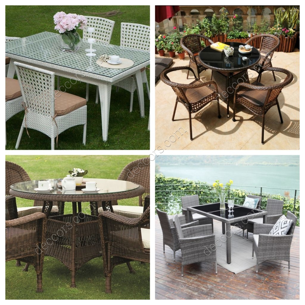 Balkon Masası Modelleri Rattan