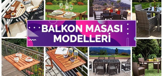 Balkonunuz İçin Kullanışlı 60 Adet Balkon Masası Modeli