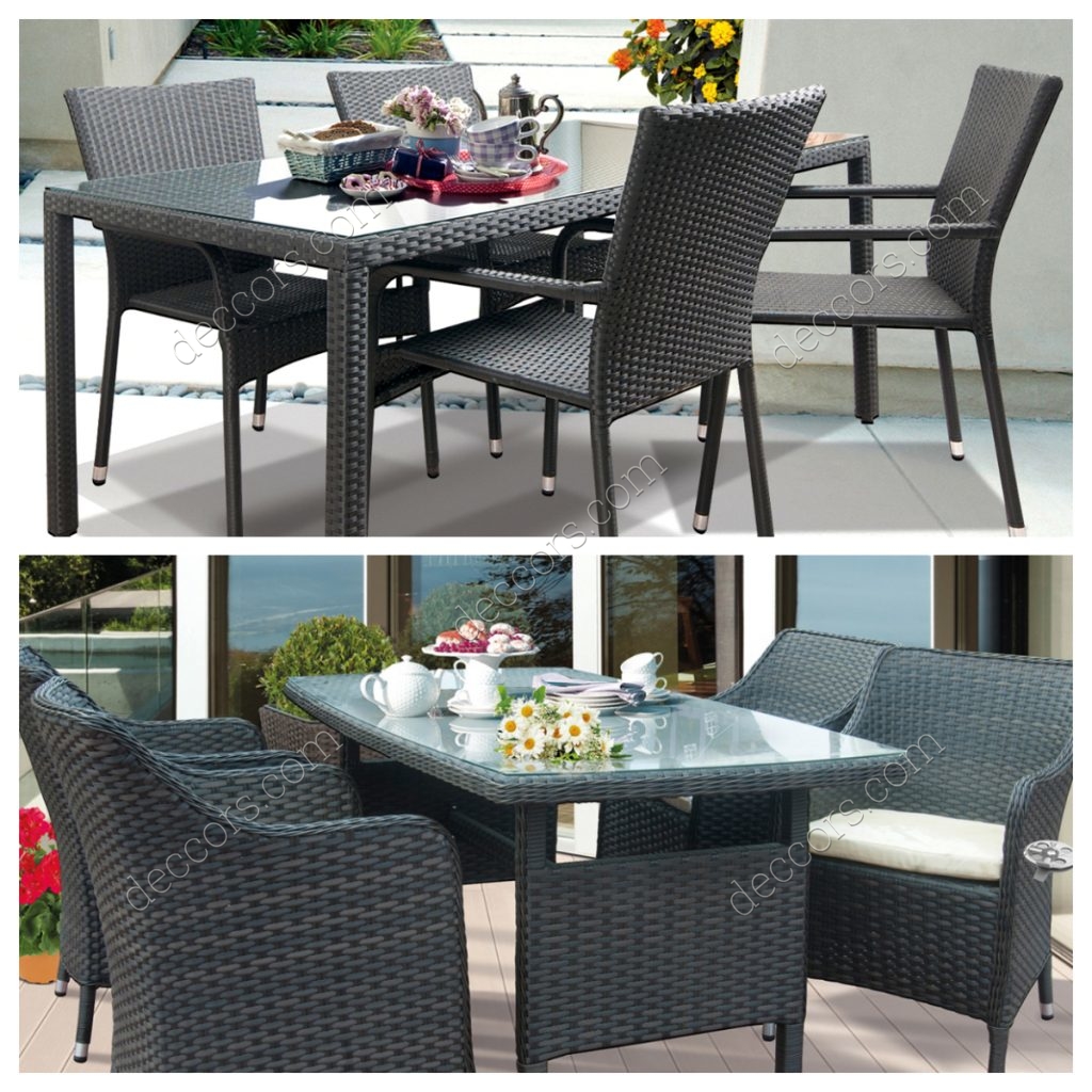 Rattan Balkon Masası Modeli