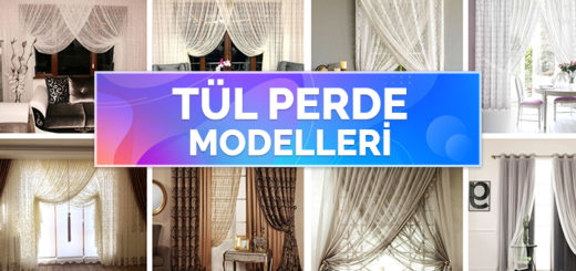 Salon Dekorasyonu İçin  En Çok Beğenilen 50 Tül Perde Modeli