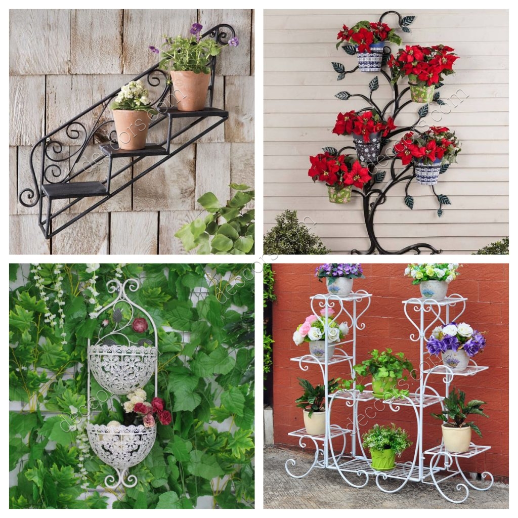 Balkon Çiçeklik Modelleri Ferforje