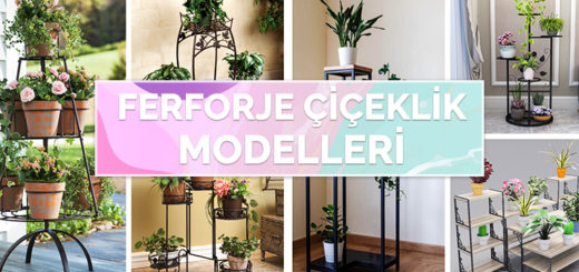 Farklı Tarzlarda 30 Adet Ferforje Çiçeklik Modeli