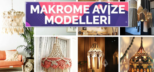 Sanat Eseri 30 Adet Makrome Avize Modeli