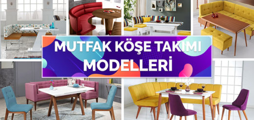 Daha Kullanışlı Mutfaklar İçin 40 Adet Mutfak Köşe Takımı Modeli