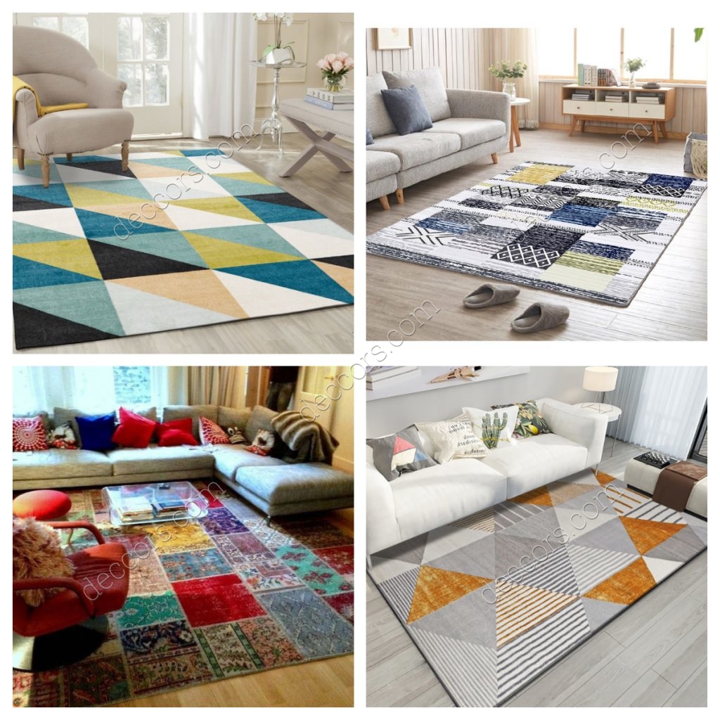 Salon Patchwork Halı Modeli