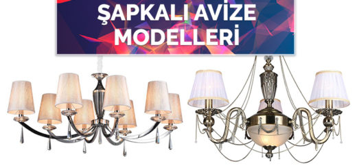 En Afilli Avizelerden Olan 50 Adet Şapkalı Avize Modeli