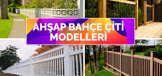 Ahşap Bahçe Çiti Bahçe Duvarlarında Ahşap Görünümü