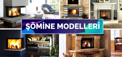 Odunlu Klasik ve Modern Bacasız 30 Şömine Modeli