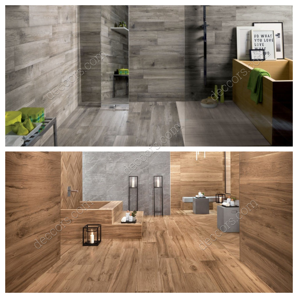 Ahşap Banyo Fayans Modelleri