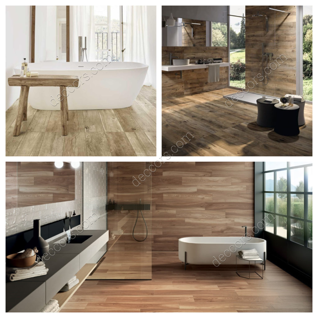 Ahşap Görünümlü Seramik Banyo