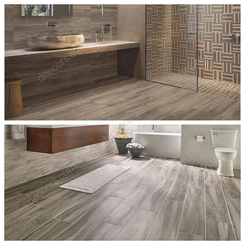 Banyo Ahşap Fayans Modeli