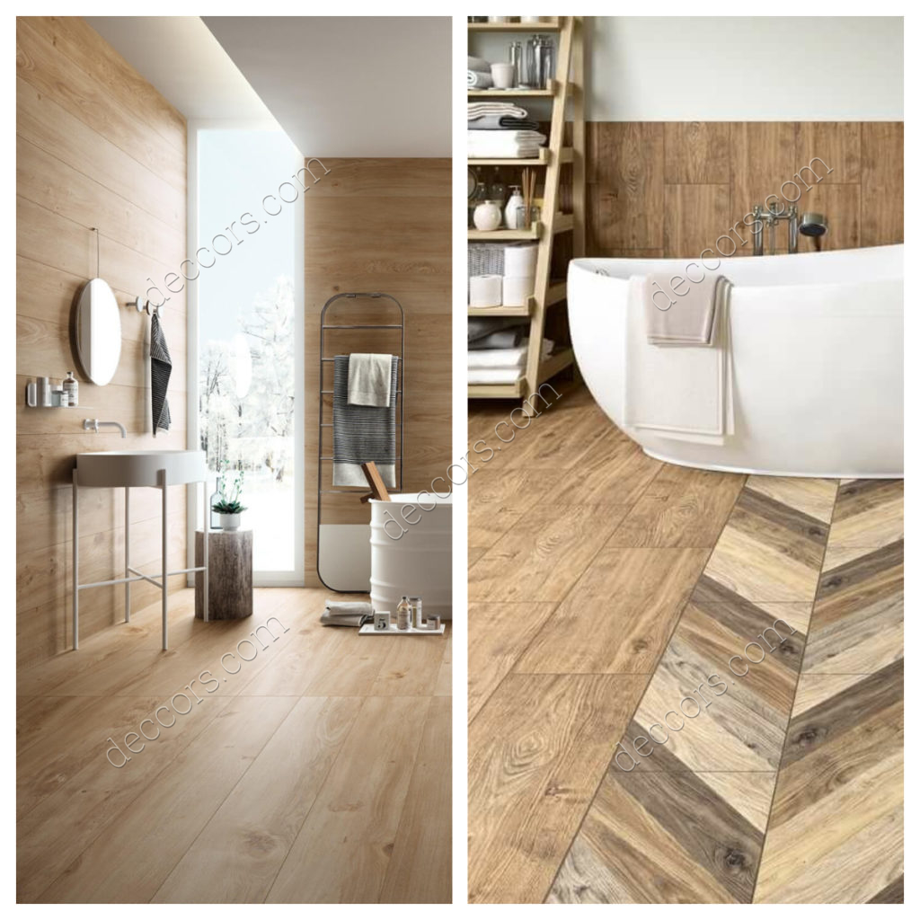 Banyo Ahşap Seramik Modelleri