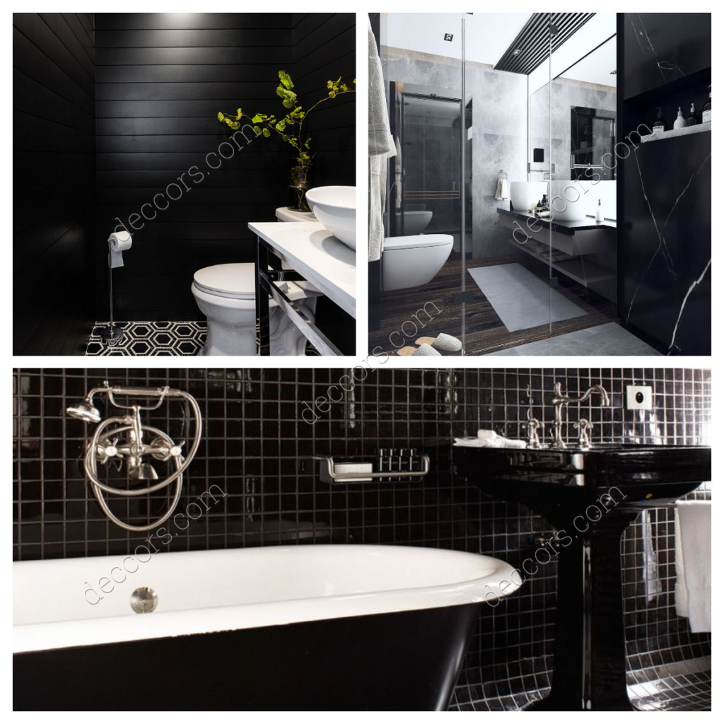 Siyah Banyo Dekorasyonu