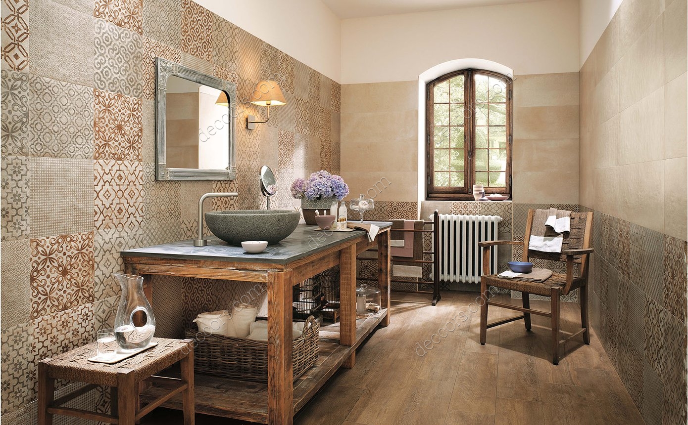 Banyo Duvar Fayans Modeli Etnik Karo
