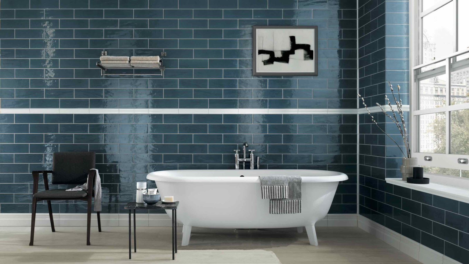 Parlak Banyo Fayans Modeli