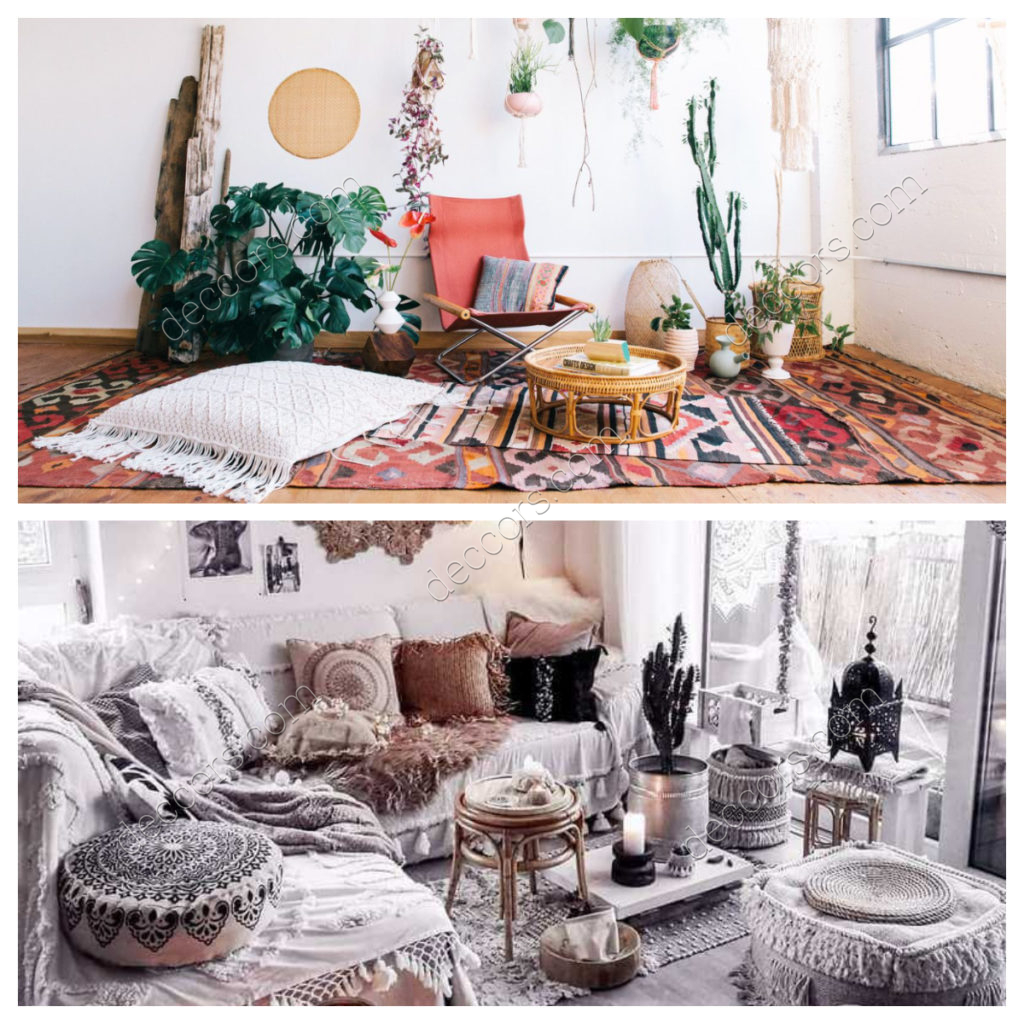 Bohem Salon Dekorasyonu
