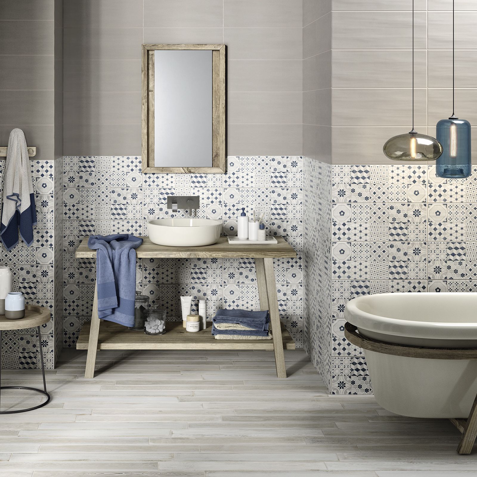 Etnik Banyo Seramik Modelleri