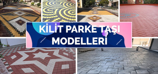 Bahçe Yer Döşemesi Kilit Parke Taşı