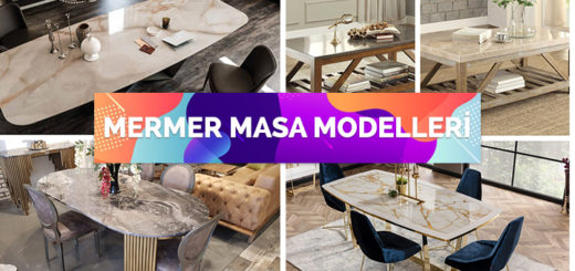 Mermer Masa ve Mermer Yemek Masası Modelleri