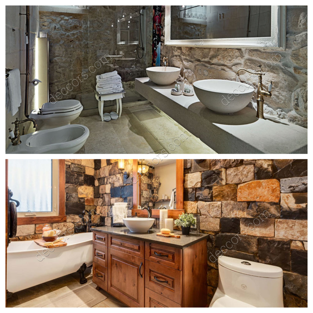 Banyo İçin Taş Duvar