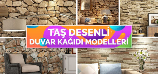 Gerçek Taş Görünümüne Sahip 50 Taş Desenli Duvar Kağıdı