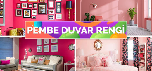 Pembe Duvar Rengi Boyası İle 40 Dekorasyon Örneği