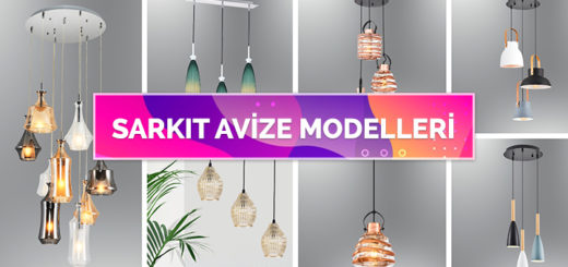Farklı Tarzlarda En Güzel Sarkıt Avize Modelleri