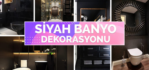 Siyah Banyo Dekorasyonu ile Banyonuza Elegant Görünüm Kazandırın