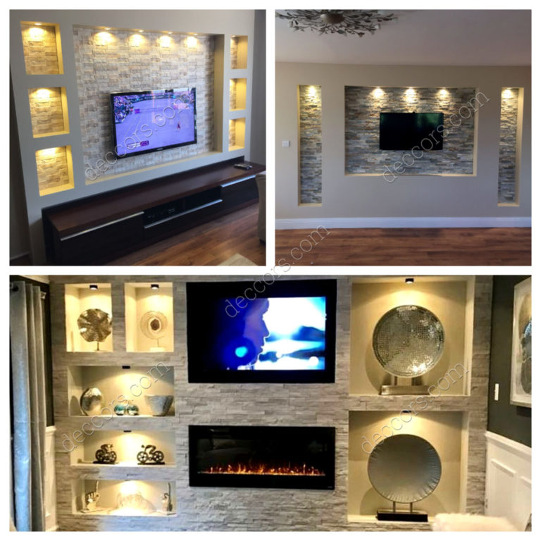 Alçıpan TV Ünitesi Modelleri 55+ Tv Ünitesi Alçıpan Modelleri