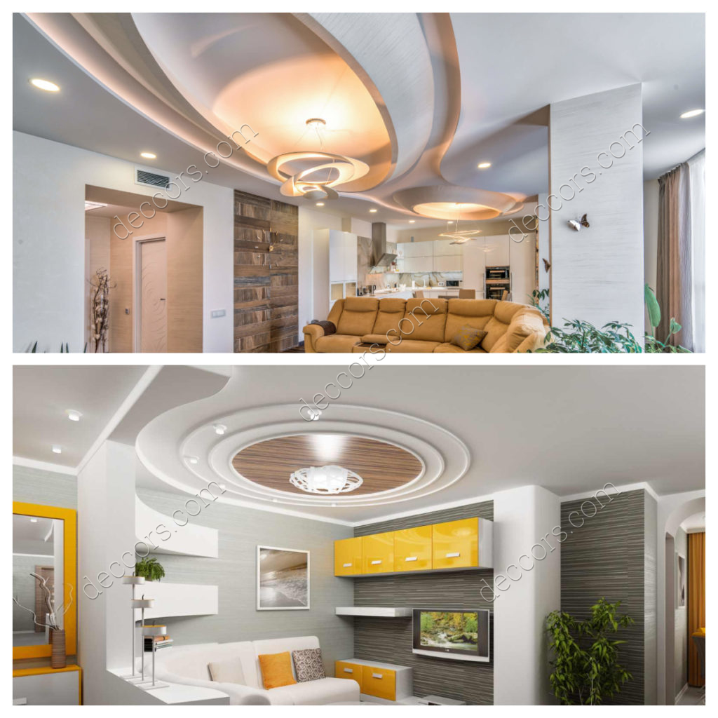 Modern Yuvarlak Göbek Tavan