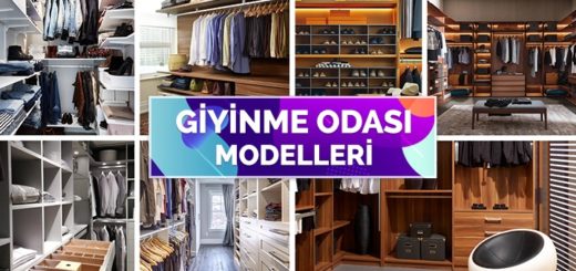 Giyinme Odası ve Giyinme Odası İçin Dolap Modelleri