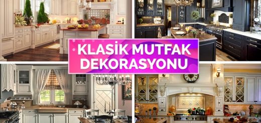 50den Fazla Klasik Mutfak Dekorasyonu Örneği