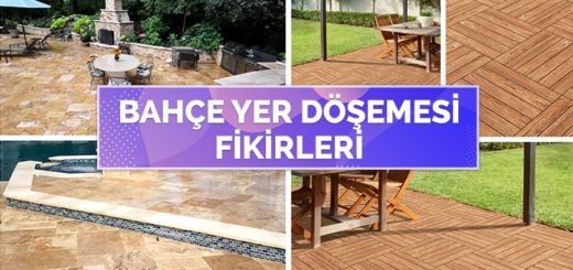 Bahçe Yer Döşemesi İçin Tercih Edebileceğiniz Ürünler