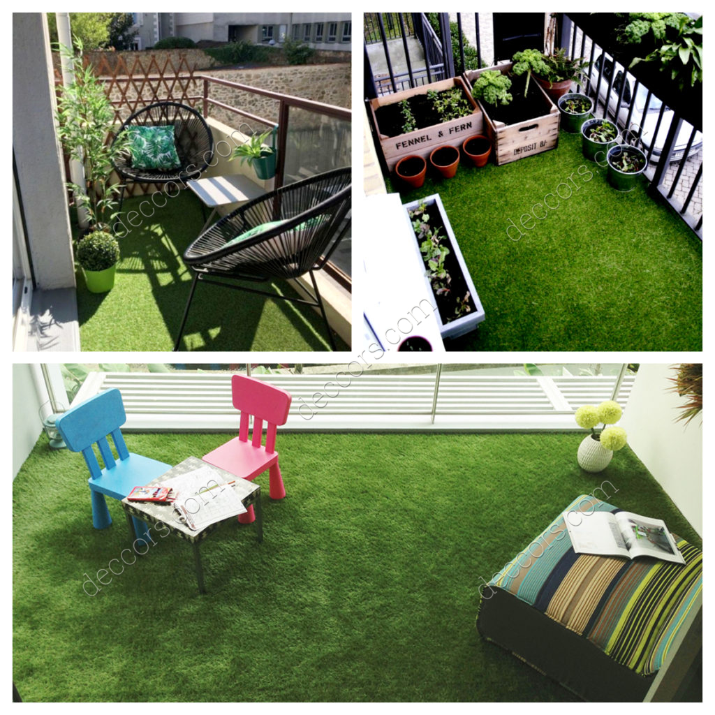 Balkon Çim Halı Modeli