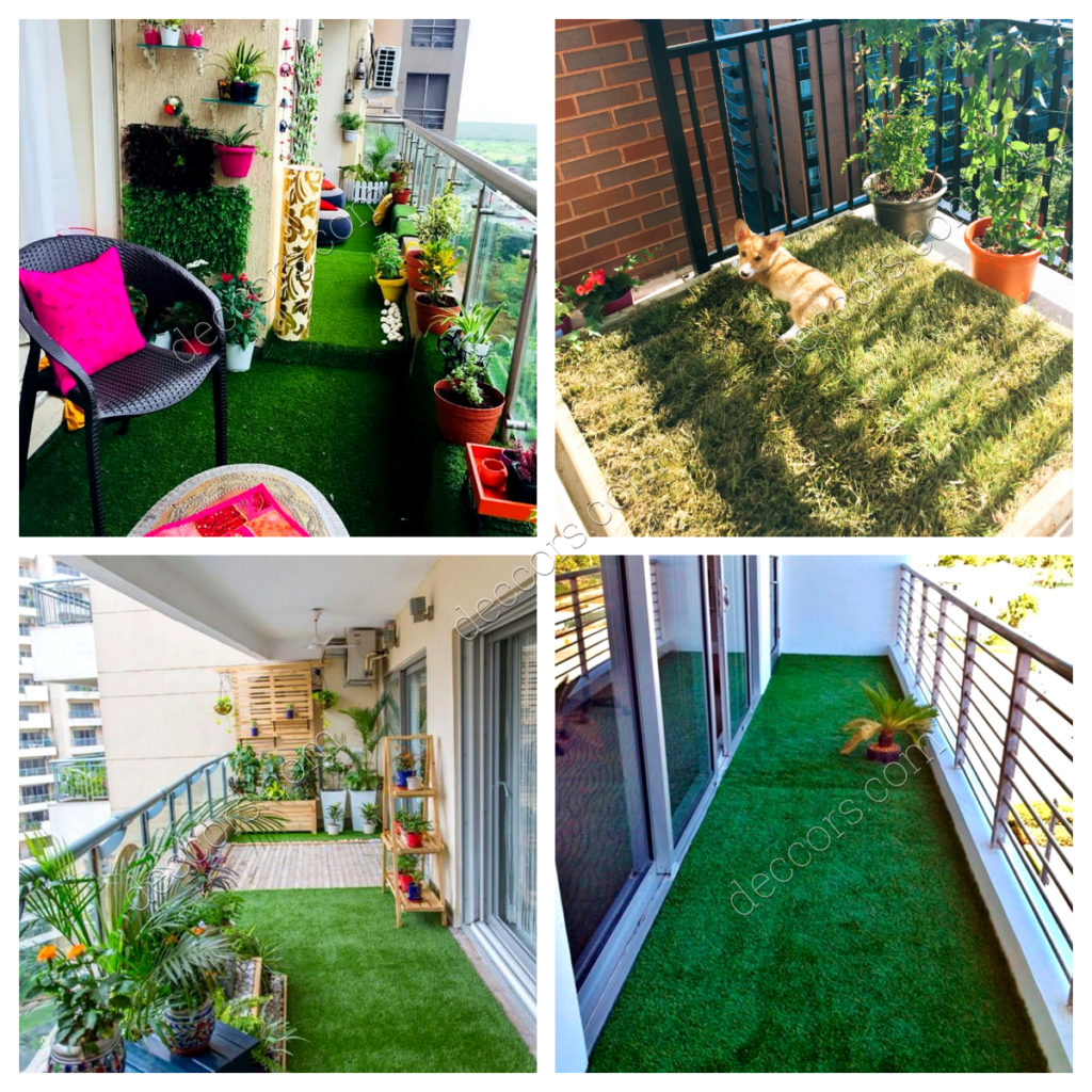 Balkon Çim Halı Modelleri