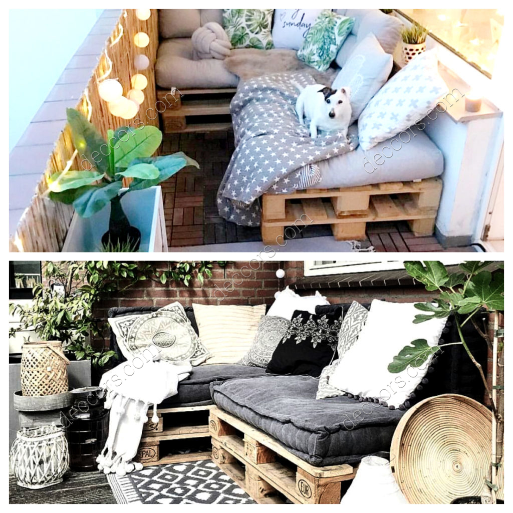 Paletten Balkon Koltuğu