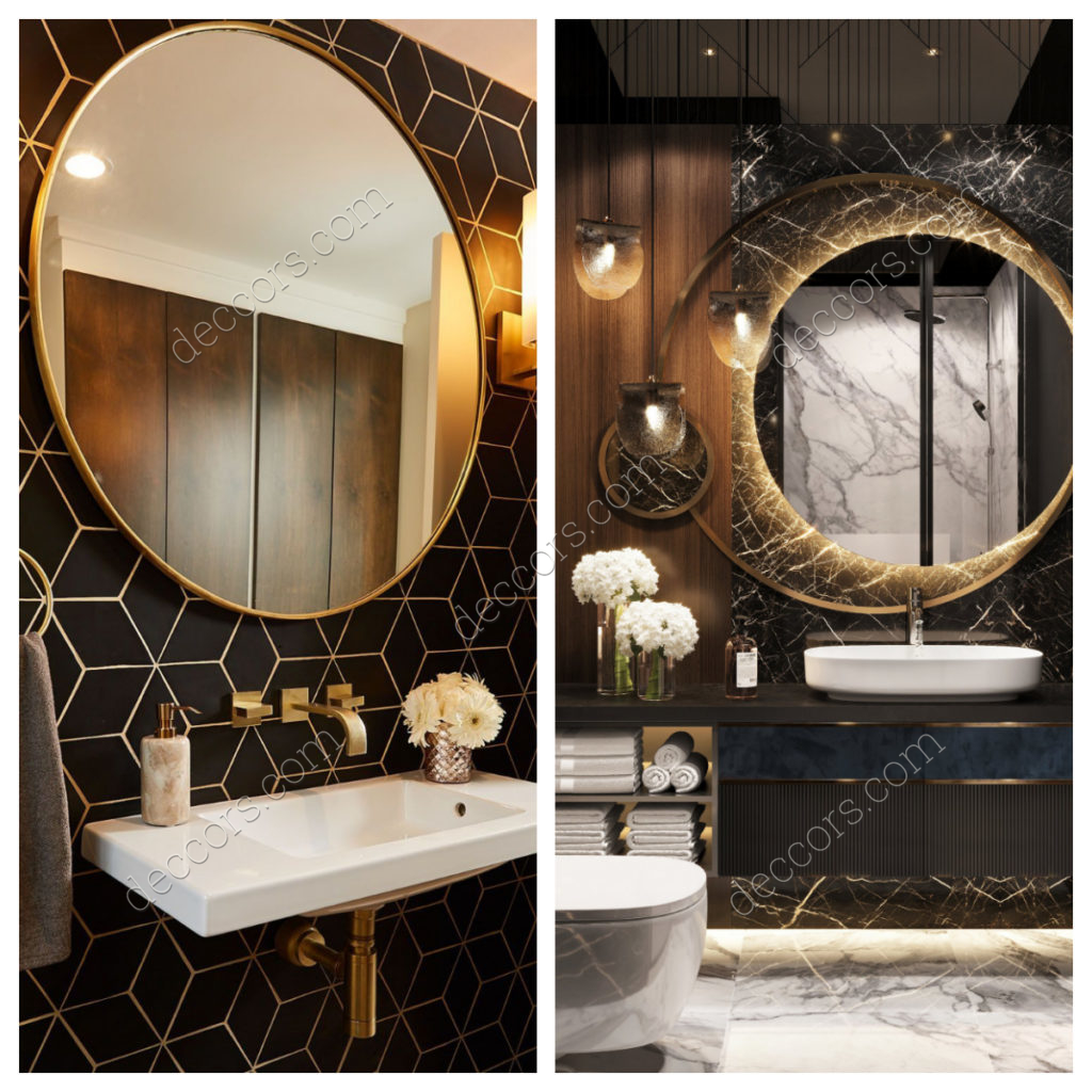 Banyo Siyah Fayans Modelleri