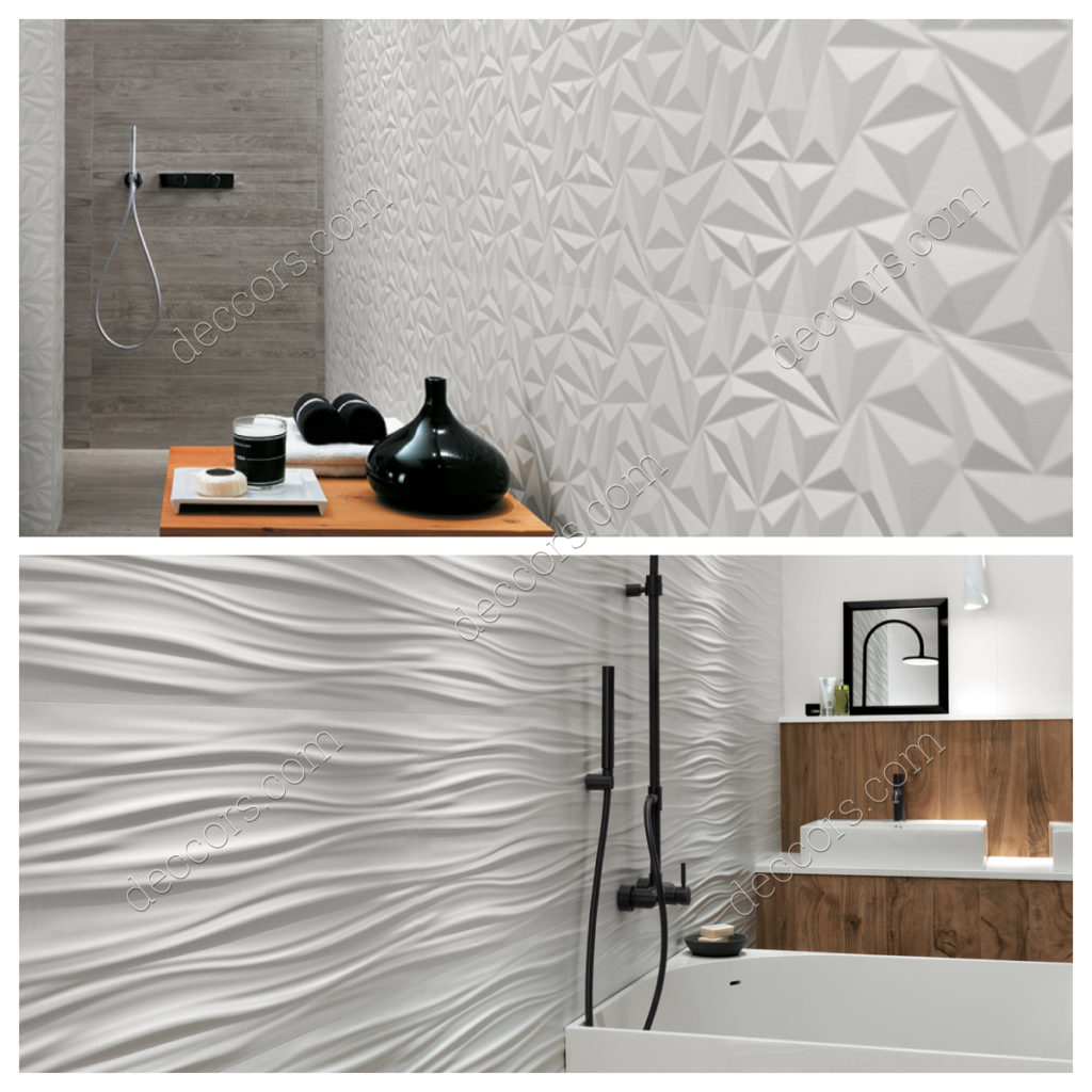 Beyaz Banyo Fayans Modelleri