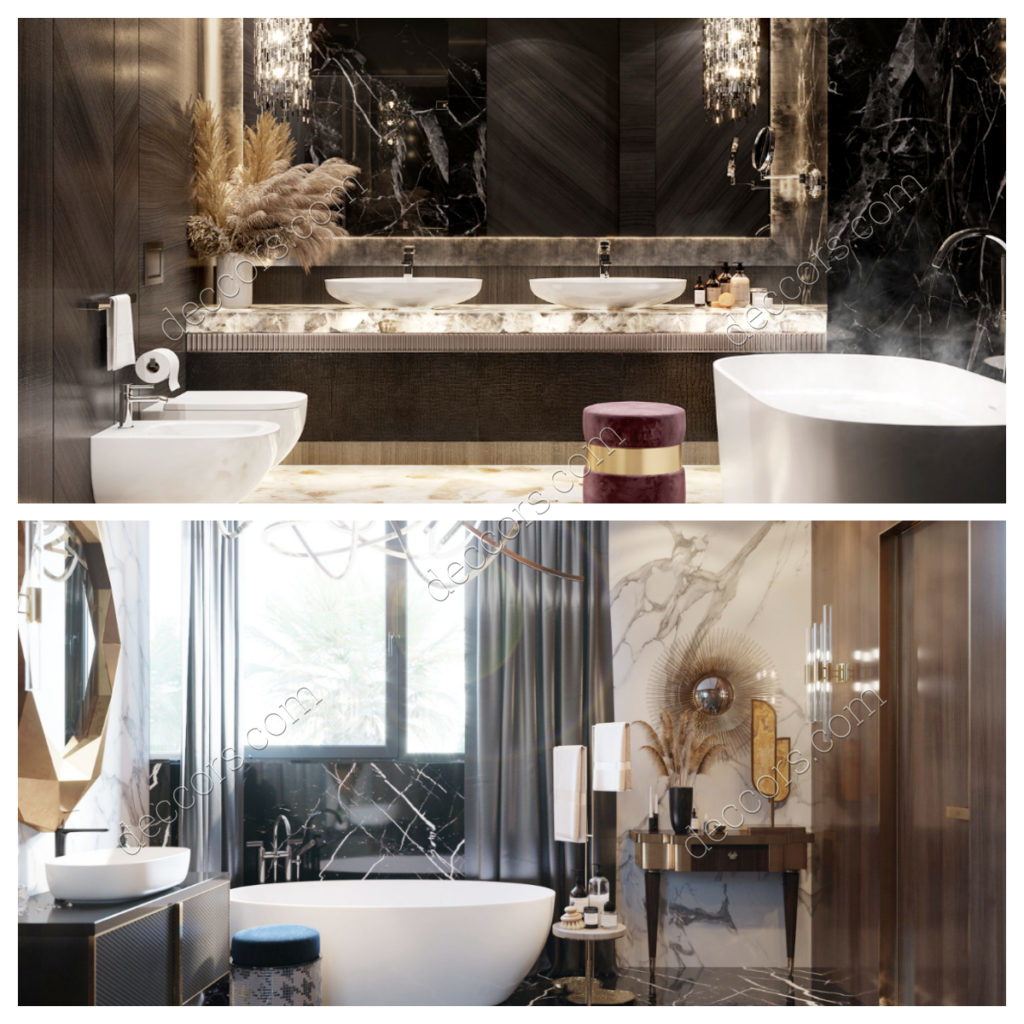 Lüx Banyo Dekorasyonu