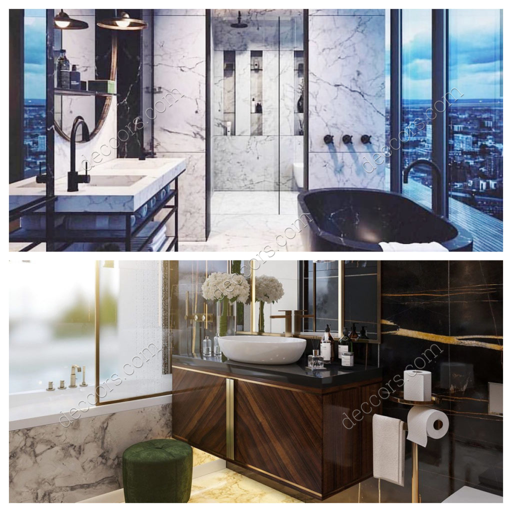 Lüx Banyo Dekorasyonu Modelleri
