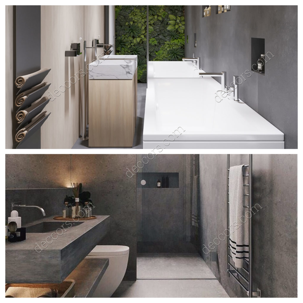 Modern Beton Minimal Banyo
