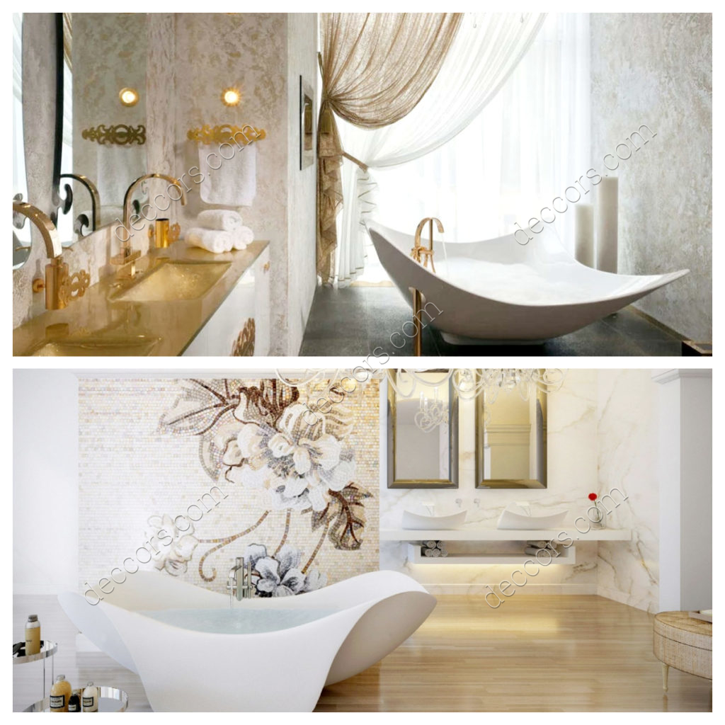 Modern Lüx Banyo Dekorasyonu 2022