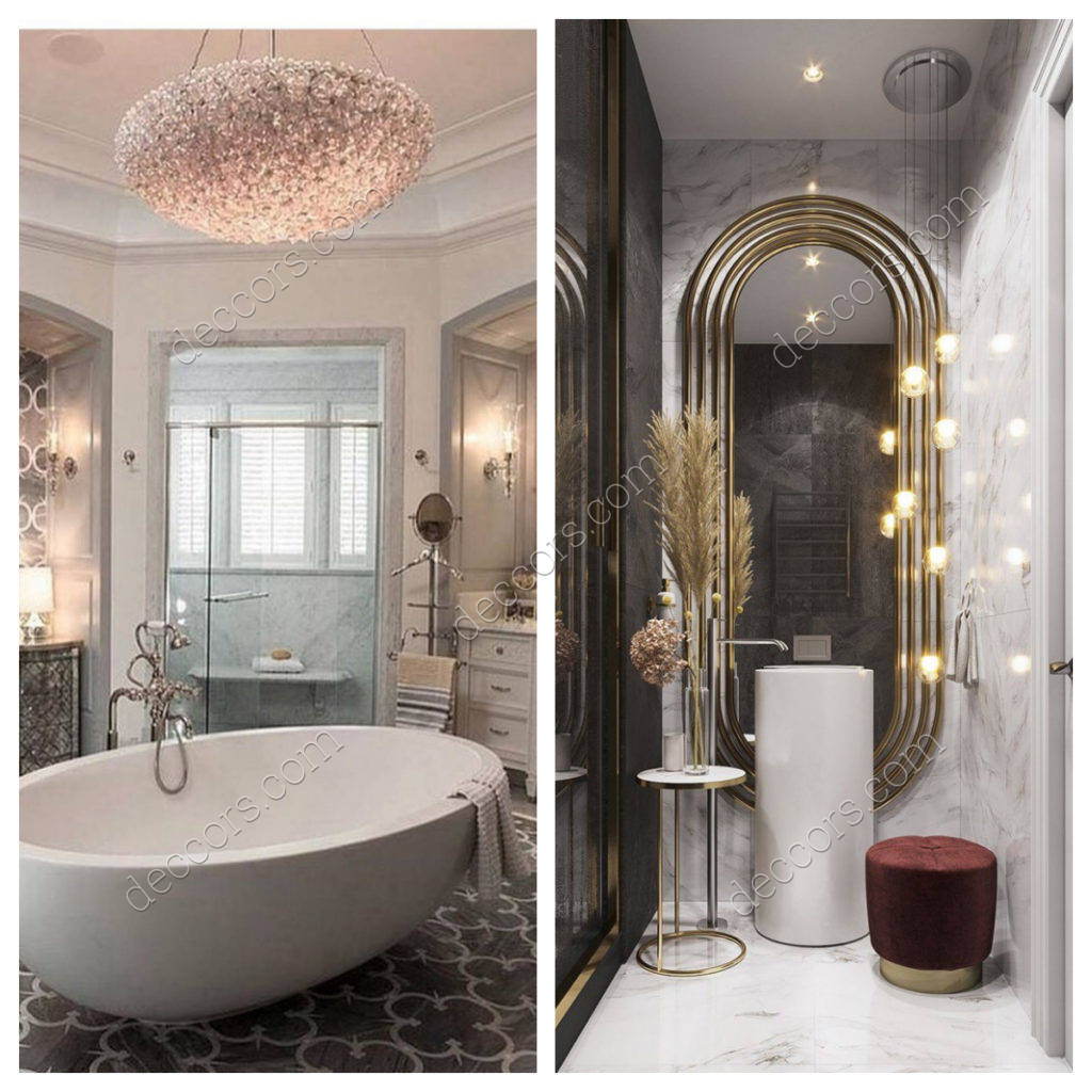 Modern Lüx Banyo Dekorasyonu