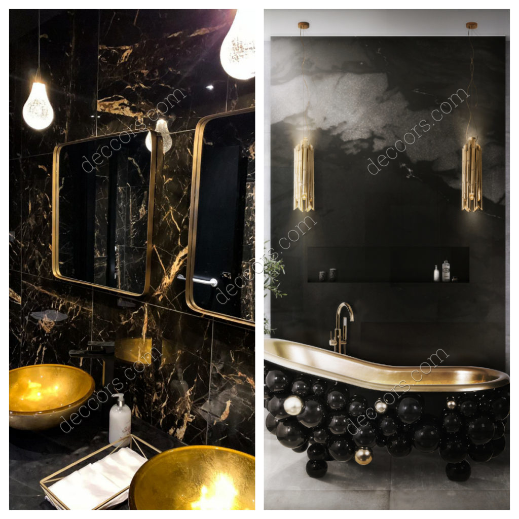 Siyah Banyo Dekorasyonu