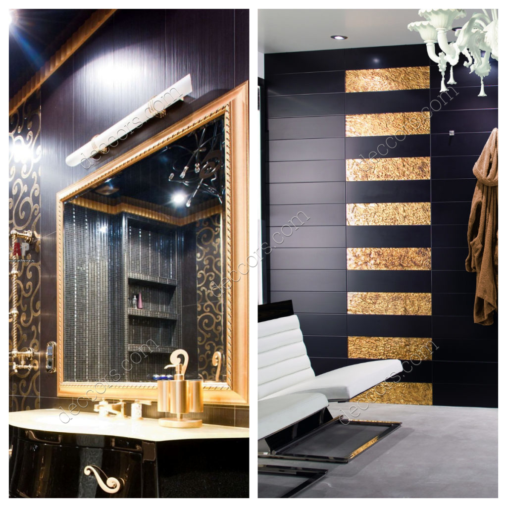 Siyah Sari Banyo Modelleri