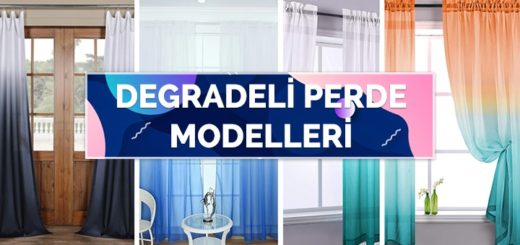 Degradeli Perde Modelleri ile Perdelerde Yeni Dönem