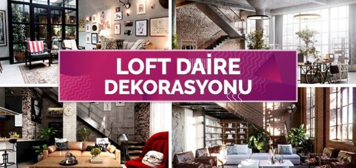 Loft Daire Dekorasyonu Yüksek Tavanlara Sahip Müstakil Evler