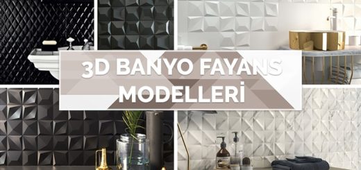 3D Banyo Fayans Modelleri